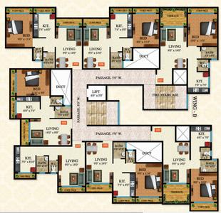 Project Image of 415.0 - 820.0 Sq.ft 1 RK Apartment for buy in Pinnacle Sai Tirth Phase II