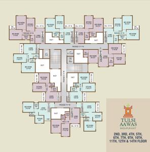 Project Image of 385.0 - 594.0 Sq.ft 1 BHK Apartment for buy in Raj Tulsi Aawas