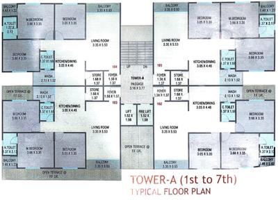Project Image of 790.18 - 1018.0 Sq.ft 2 BHK Apartment for buy in Shiv Enclave Enclave