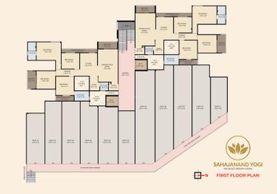 Project Image of 1066.7 - 1164.12 Sq.ft 4 BHK Apartment for buy in Harekrishna Sahajanand Yogi