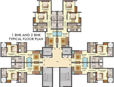 Project Image of 0.0 - 527.0 Sq.ft 2 BHK Apartment for buy in Lodha Palava Estela H I J