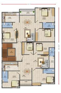 Project Image of 1356.0 - 1535.0 Sq.ft 3 BHK Apartment for buy in Fine The Presto