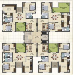 Project Image of 823.0 - 1340.0 Sq.ft 2 BHK Apartment for buy in Pearl Queens Park