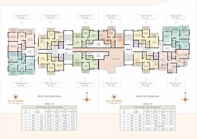 Project Image of 484.0 - 719.0 Sq.ft 1 BHK Apartment for buy in Balaji Siddhi Prime