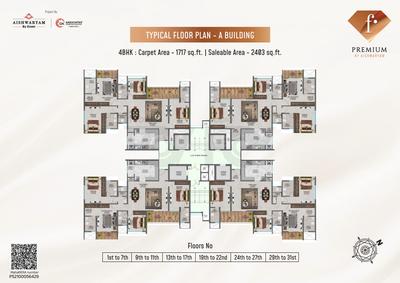 Project Image of 798.0 - 1717.0 Sq.ft 2 BHK Apartment for buy in F Premium