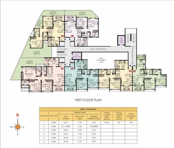 Project Image of 651.0 - 1172.4 Sq.ft 2 BHK Apartment for buy in Rajyog Emerald Skies