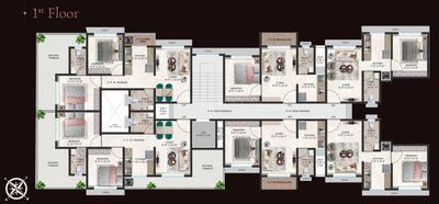 Project Image of 345.0 - 528.0 Sq.ft 1 BHK Apartment for buy in Fia Aangan