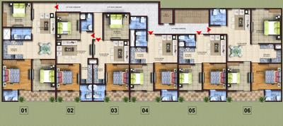 Project Image of 1010 Sq.ft 2 BHK Apartment / Flat for sale in Kulesara for Rs. 4098000