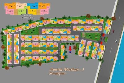 Project Image of 600.0 - 1000.0 Sq.ft 2 BHK Apartment for buy in Amrita Abasan