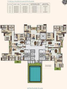 Project Image of 663.0 - 896.0 Sq.ft 2 BHK Apartment for buy in ATK Kalim Riviera