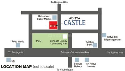 Project Image of 0.0 - 2555.0 Sq.ft 3 BHK Apartment for buy in Sri Aditya Castle