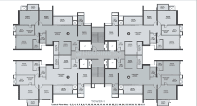 Project Image of 762.74 - 1794.46 Sq.ft 2 BHK Apartment for buy in Flamante