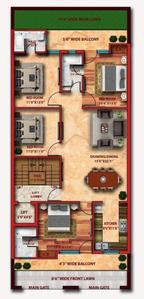 Project Image of 1900 Sq.ft 4 BHK Builder Floor for sale in Green Field Colony for Rs. 17400000