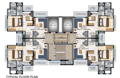Project Image of 0.0 - 450.04 Sq.ft 2 BHK Apartment for buy in Nine Reflex