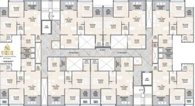 Project Image of 592.98 - 637.98 Sq.ft 2 BHK Apartment for buy in Shubh Meriton Towers