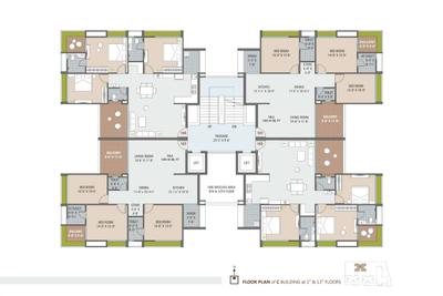 Project Image of 1126.0 - 1297.44 Sq.ft 3 BHK Apartment for buy in Shreepad Infinia
