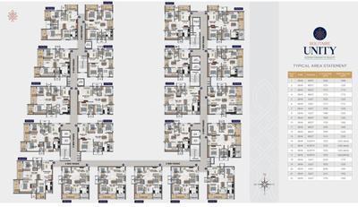 Project Image of 1225.0 - 2300.0 Sq.ft 2 BHK Apartment for buy in Solitaire Unity