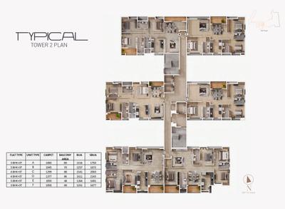 Project Image of 870.0 - 1643.0 Sq.ft 3 BHK Apartment for buy in Soham Pravya Phase 1