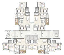 Project Image of 1074.0 - 1161.0 Sq.ft 3 BHK Apartment for buy in Lodha Riservo