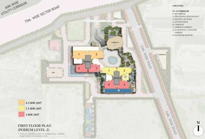 Project Image of 1892.33 - 2575.04 Sq.ft 3 BHK Apartment for buy in Signature Global Twin Tower DXP