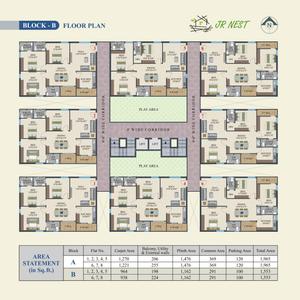 Project Image of 937.64 - 1273.8 Sq.ft 3 BHK Apartment for buy in SR JR Nest
