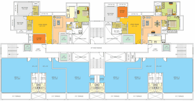 Project Image of 1050 Sq.ft 2 BHK Apartment / Flat for sale in Shilphata for Rs. 6900000