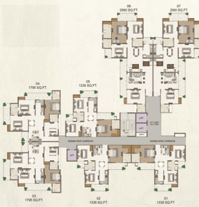 Project Image of 1335.0 - 5154.0 Sq.ft 3 BHK Apartment for buy in Migsun Atharva 