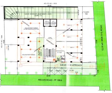 Shree Ajnesh Appartment Site Plan 1