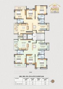 Project Image of 1163.04 - 1408.89 Sq.ft 3 BHK Apartment for buy in Swojas Avani