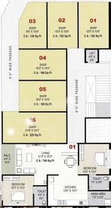 Project Image of 578.24 - 711.93 Sq.ft 2 BHK Apartment for buy in Jalaram Complex