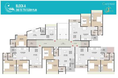 Project Image of 560.0 - 632.0 Sq.ft 2 BHK Apartment for buy in Tulsi Gateway