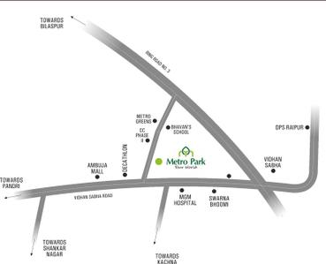 Project Image of 888.99 - 2497.66 Sq.ft Residential Plot Plot for buy in Metro Park 1