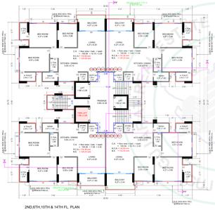 Project Image of 1136.56 - 1957.54 Sq.ft 3 BHK Apartment for buy in Meet Blue Stone One