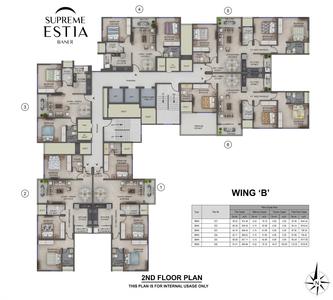 Project Image of 905.0 - 1021.0 Sq.ft 3 BHK Apartment for buy in Supreme Estia Phase I