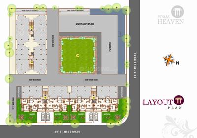 Project Image of 1314.0 - 1350.0 Sq.ft 2 BHK Apartment for buy in Pooja Heaven Phase 1