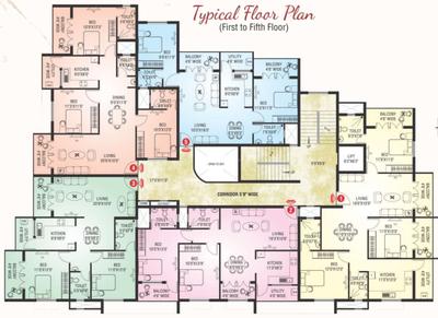 Project Image of 1010.0 - 1480.0 Sq.ft 2 BHK Apartment for buy in Yenmark Poonam Avenue