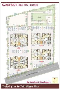 Project Image of 580.82 - 684.26 Sq.ft 2 BHK Apartment for buy in Avadhoot High City Phase 1