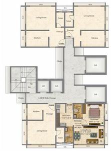 Project Image of 367.0 - 1388.0 Sq.ft 1 BHK Apartment for buy in Sanaya Krish Royale