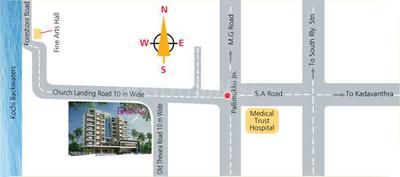 Project Image of 1800 Sq.ft 3 BHK Apartment / Flat for sale in Pallimukku for Rs. 20000000