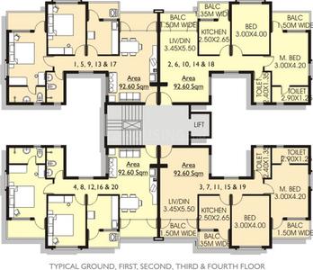 Project Image of 990.0 - 1805.0 Sq.ft 2 BHK Apartment for buy in Nanu Sapana Woods