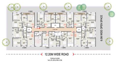 Project Image of 368.0 - 621.0 Sq.ft 1 BHK Apartment for buy in Shreeji Shraddha