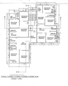 Ajit Bhaban Ajit Bhaban Cluster Plan from 1st to 4th Floor 1