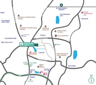 Project Image of 650.0 - 1005.0 Sq.ft 1 BHK Apartment for buy in Adarsh Greens Phase 1