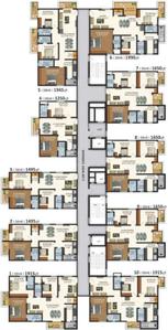 Project Image of 1244 Sq.ft 2 BHK Apartment / Flat for sale in Hafeezpet for Rs. 10400000