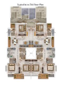Project Image of 1778.0 - 3660.0 Sq.ft 3 BHK Apartment for buy in Landmarks Orchid Infinity