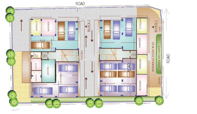 Project Image of 575.0 - 675.0 Sq.ft 2 BHK Apartment for buy in Ambey Efficiency