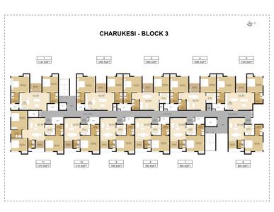 Project Image of 532.6 - 957.02 Sq.ft 1 BHK Apartment for buy in Arun Excello Ziva Charukesi