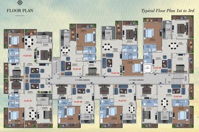 Project Image of 1050.0 - 1762.5 Sq.ft 2 BHK Apartment for buy in Shree Sai Harihar Palace