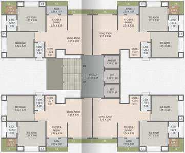 Project Image of 0.0 - 675.0 Sq.ft 2 BHK Apartment for buy in Keith Kiran Classic Tower 4
