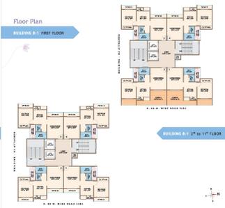 Project Image of 398.0 - 570.0 Sq.ft 1 BHK Apartment for buy in Shree Odhav Shree Hari Residency